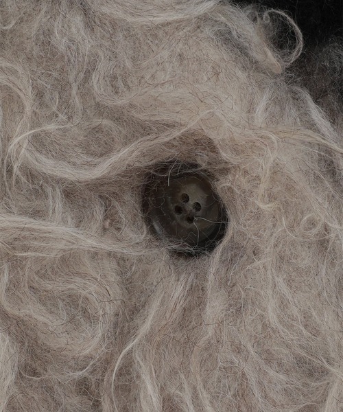 CLANE（クラネ） カーディガン 「CLANE/クラネ」BI COLOR SHAGGY KNIT