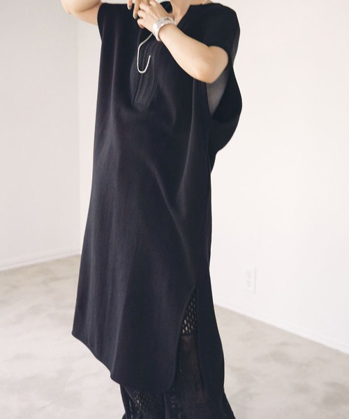 「TODAYFUL」 半袖ワンピース 36 ブラック レディース_画像9