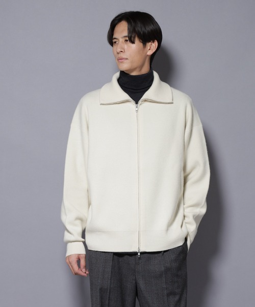 美色 52250円 GRABRE 12G カシミヤセーター ドライバーズニット NANO universe（ナノ・ユニバース） セーター ニット ウールカシミヤ