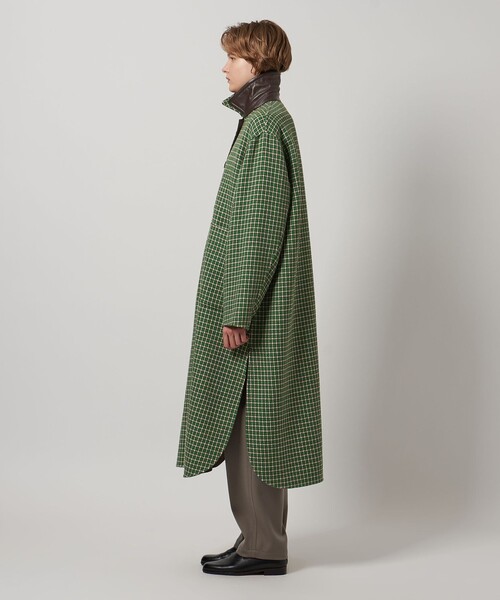 未使用　タグ付き　LOEFF ロエフ　コート　サイズ1 LOEFF ロエフ リバーポンチョステンカラーコート LF W/CA RV PONCHO