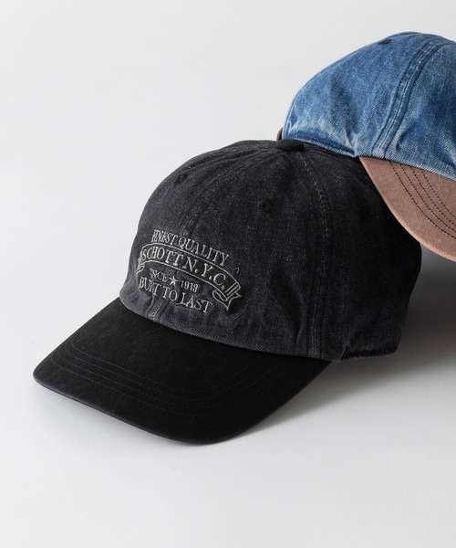 Schott N.Y.C（ショット） キャップ 帽子 「SCHOTT」ショット DENIM