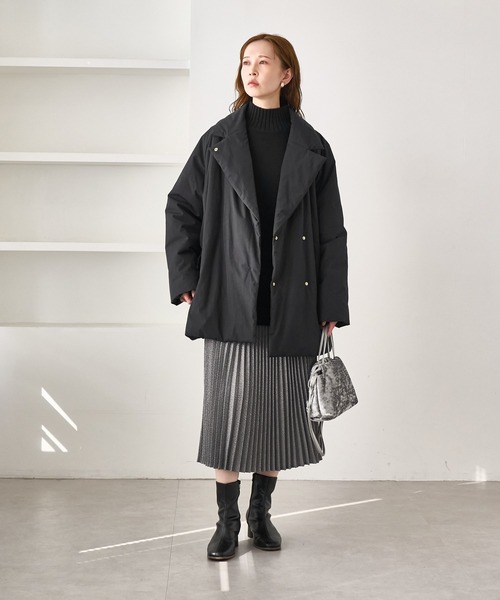 【新品タグ付き】ROPE' PICNIC 2WAY中綿テーラードコート ダウン ROPE' PICNIC（ロペ ピクニック） ダウンコート ダウンジャケット 2WAY