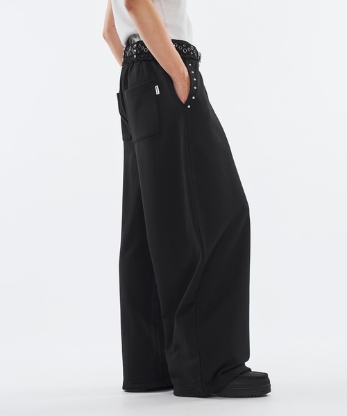 WISH FOR EVER（ウィッシュフォーエバー） パンツ STUDS DESIGN CURVE