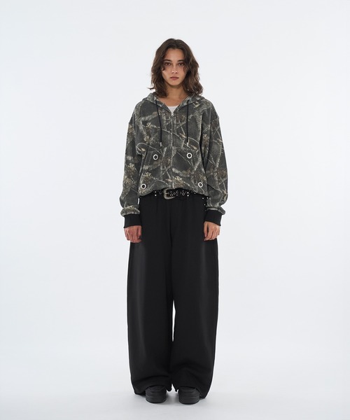 WISH FOR EVER（ウィッシュフォーエバー） パンツ STUDS DESIGN CURVE