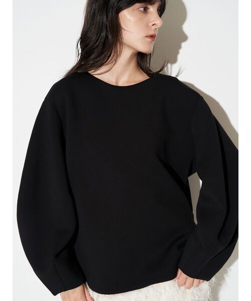 ☆美品☆エレンディーク　ニットカットソー ELENDEEK（エレンディーク） tシャツ オフネックカットソー レディース