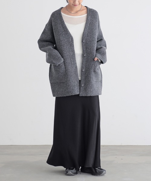 for/c（フォーシー） ノーカラーコート コート ニットコーディガン