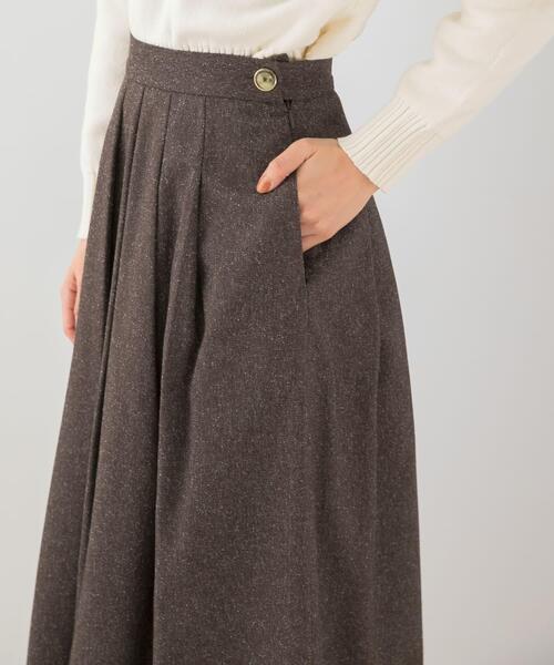 F by ROSSO（エフバイロッソ） スカート ツイードライクフレアスカート