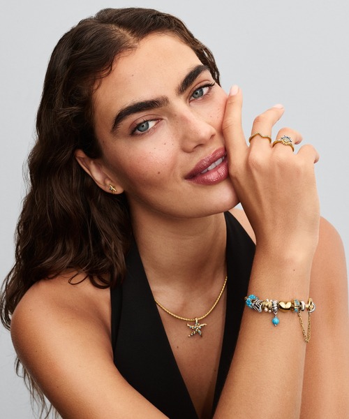 PANDORA（パンドラ） チャーム FREE シルバー×ゴールド レディース