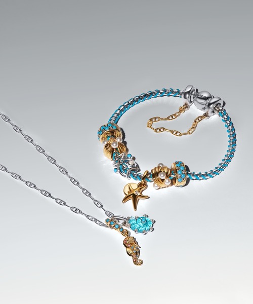 PANDORA（パンドラ） チャーム FREE シルバー×ゴールド レディース