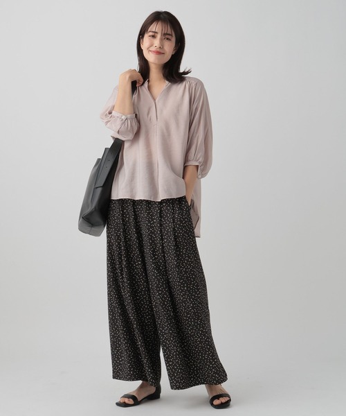 「Elura」 7分袖ブラウス SMALL ライトイエロー レディース_画像8