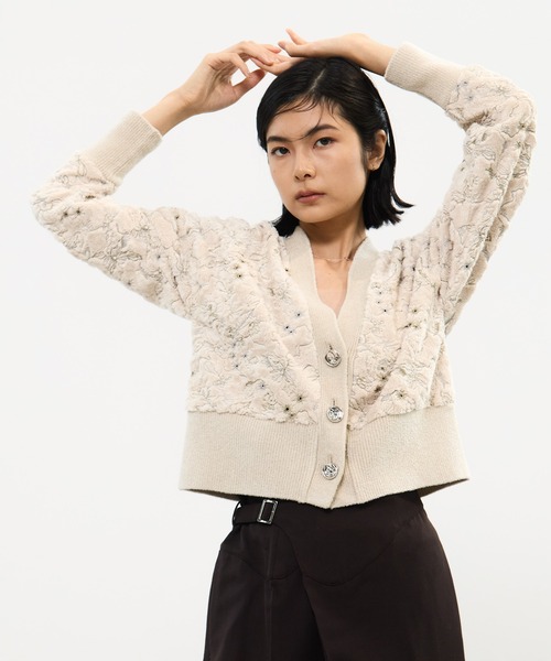 MURAL（ミューラル） カーディガン 「MURRAL/ミューラル」Camouflage