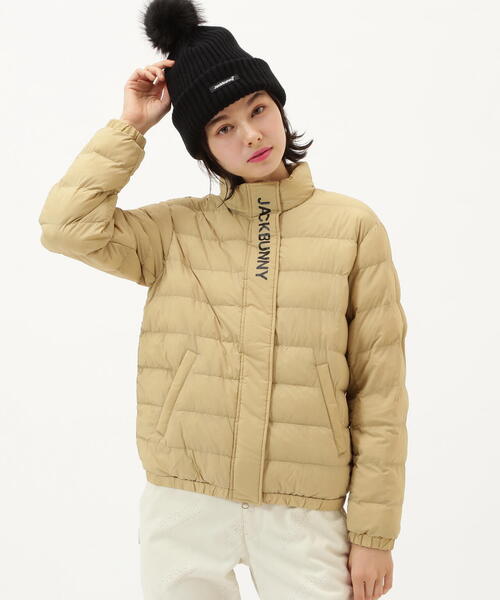 Jack Bunny レディースアウター　リバーシブル　中綿　ブルゾン Jack Bunny!!（ジャックバニー） ブルゾン アウター 薄中綿ジップ