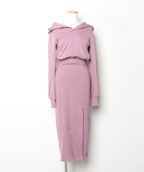 RESEXXY（リゼクシー） 長袖ワンピース MEDIUM パープル レディース
