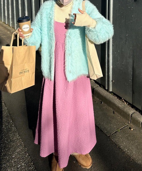 「w closet」 キャミソールワンピース - ピンク レディース_画像5