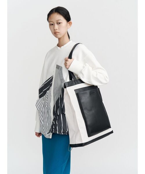 極美品 激レア ダックス トート ハンドバッグ ナイロン レザー クマ ブラウン 極美品 激レア ダックス トート ハンドバッグ ナイロン レザー クマ