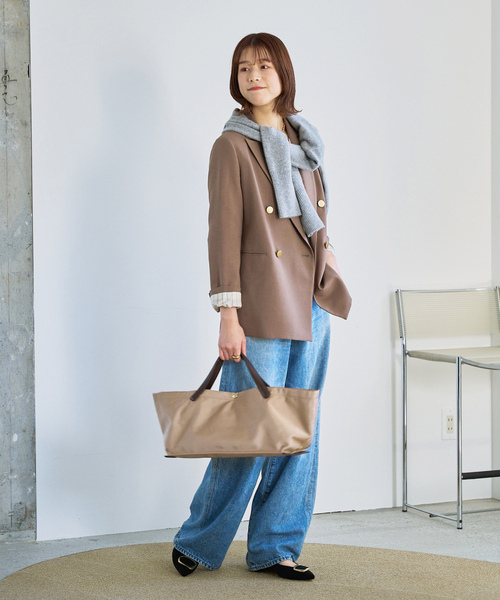 「LE TALON」 フラットパンプス 25.5cm アイボリー レディース_画像2