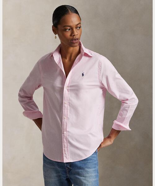 【新品未使用】 ラルフローレン シャツ ブラウス ピンク　NO3594 POLO RALPH LAUREN（ポロ・ラルフローレン） ブラウス シャツ