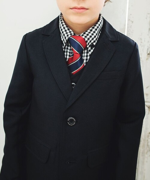 「branshes」 「KIDS」テーラードジャケット 120 ネイビー キッズ_画像6