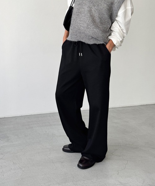 「CANAL JEAN」 「El mar」イージーパンツ ONE SIZE グレー レディース_画像2