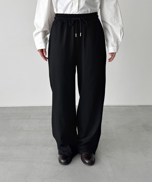 「CANAL JEAN」 「El mar」イージーパンツ ONE SIZE グレー レディース_画像8