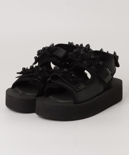 suicoke（スイコック） フラットサンダル 7 ブラック レディース