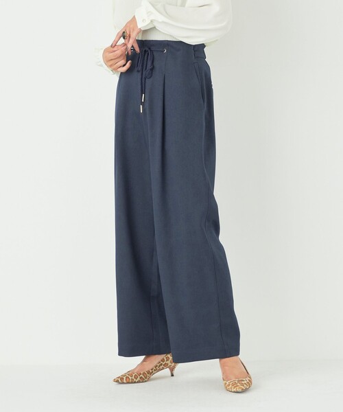 SHIPS Colors（シップスカラーズ） イージーパンツ SMALL ネイビー