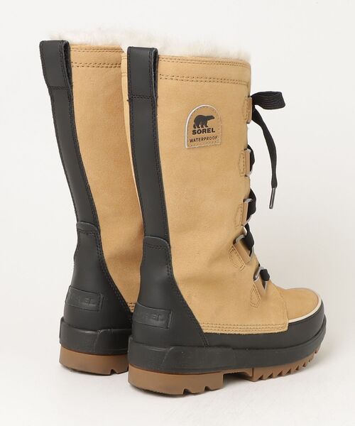 「SOREL」 ロングブーツ 25.0cm ベージュ メンズ_画像2
