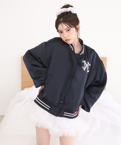 NICE CLAUP ロゴ入りスカジャン one after another NICE CLAUP スカジャン ロゴ入りスカジャン