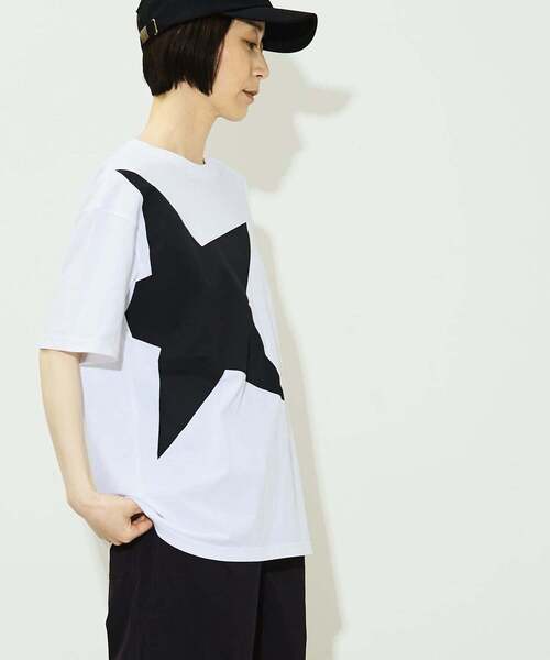「CONVERSE TOKYO」 半袖Tシャツ FREE ホワイト レディース_画像4