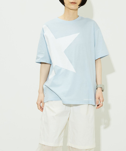「CONVERSE TOKYO」 半袖Tシャツ FREE ホワイト レディース_画像6