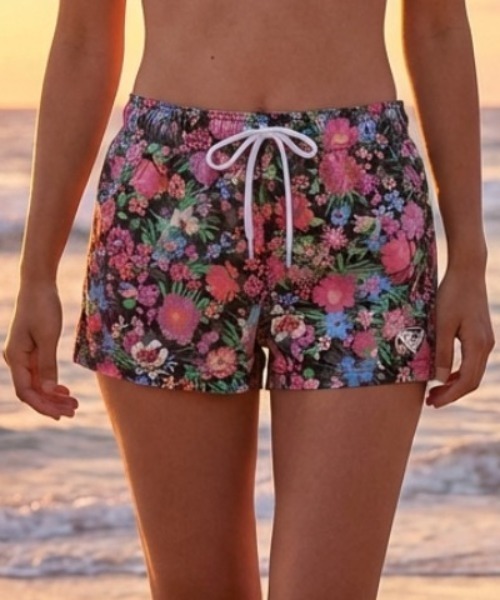 ROXY（ロキシー） 水着 TO THE SUN SHORTS/水陸両用 ウエストゴム