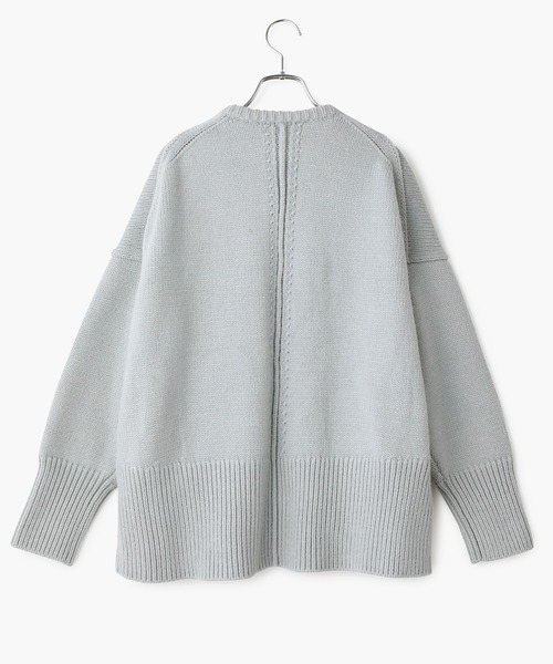 「ADAM ET ROPE'」 ニットカーディガン FREE ブラック レディース_画像9