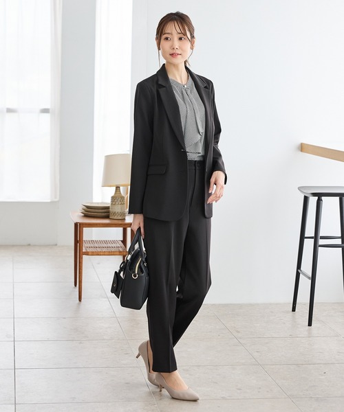 「Honeys」 「GLACIER」テーラードジャケット L ネイビー レディース_画像6