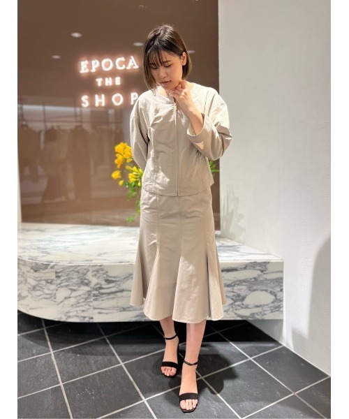 「EPOCA THE SHOP」 スカート 38 ベージュ レディース_画像5