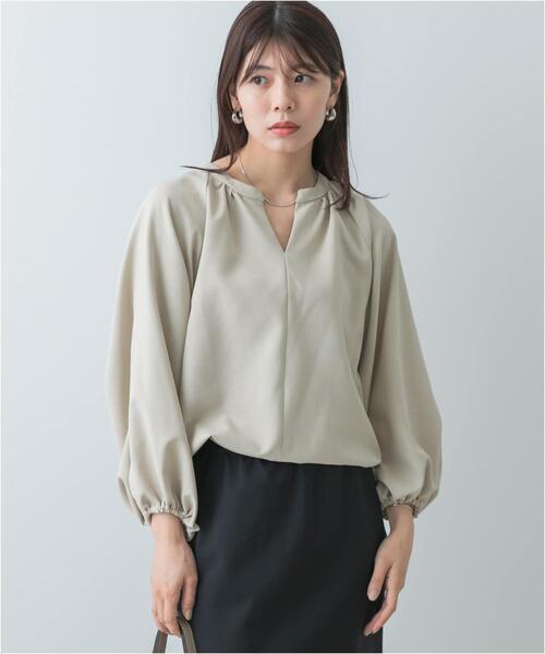 「F by ROSSO」 長袖ブラウス FREE グレー レディース_画像2