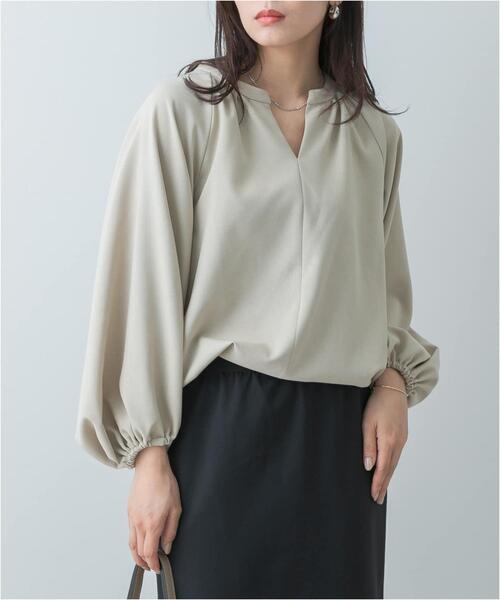 「F by ROSSO」 長袖ブラウス FREE グレー レディース_画像4