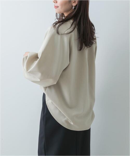 「F by ROSSO」 長袖ブラウス FREE グレー レディース_画像5