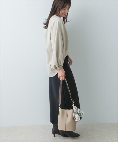 「F by ROSSO」 長袖ブラウス FREE グレー レディース_画像8