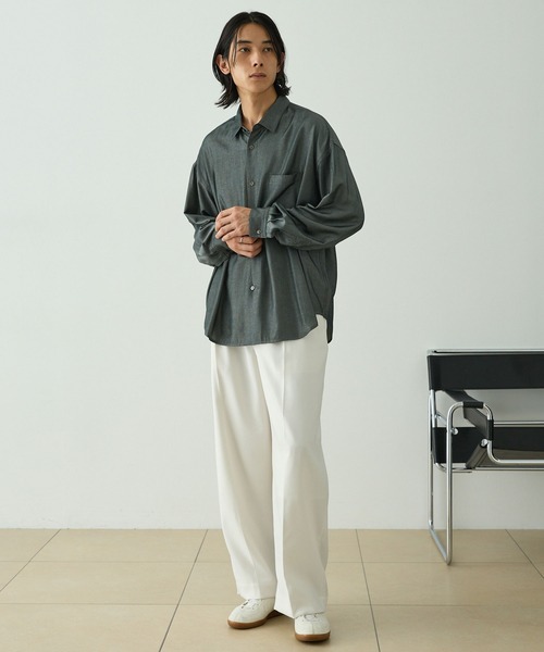 「EMMA CLOTHES」 スラックス L アイボリー メンズ_画像5