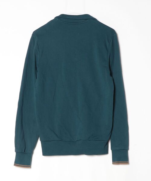 「FRED PERRY」 スウェットカットソー S グリーン レディースの画像