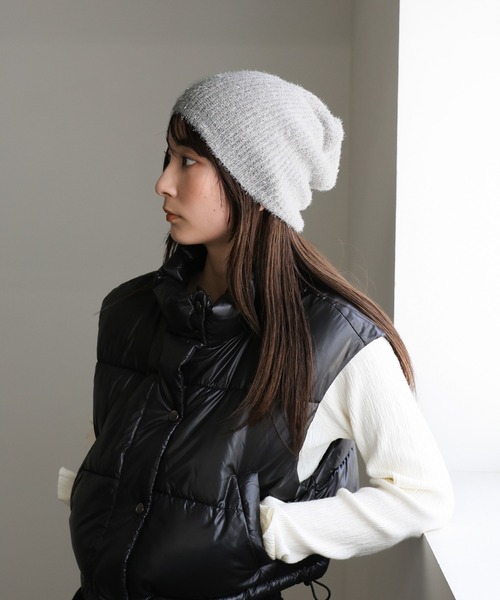 「select MOCA」 ニットキャップ FREE アイボリー レディース_画像7