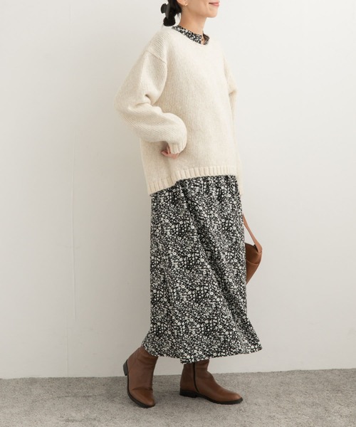 「URBAN RESEARCH DOORS」 長袖ワンピース MEDIUM ブラック レディースの画像