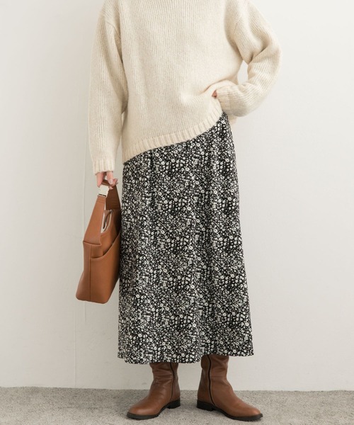 「URBAN RESEARCH DOORS」 長袖ワンピース MEDIUM ブラック レディースの画像