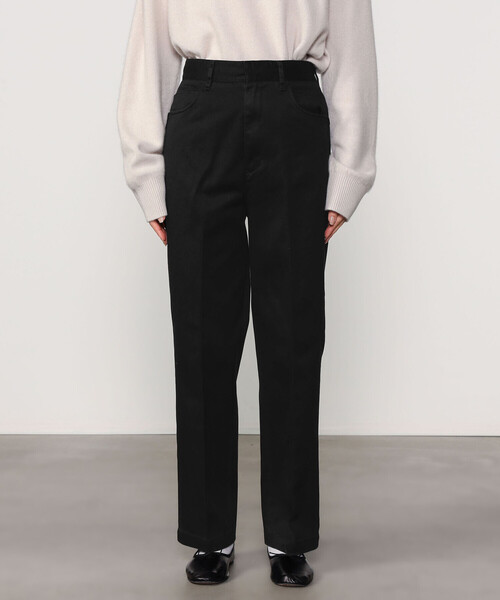 「FARAH」 チノパンツ 27 ブラック レディース_画像3