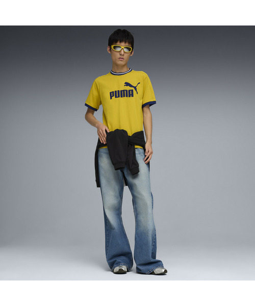 PUMA（プーマ） tシャツ メンズ T7 リンガー 半袖 Tシャツ メンズ