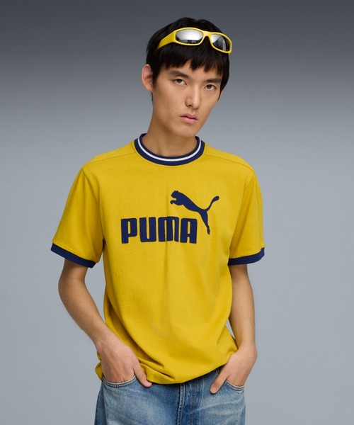 PUMA（プーマ） tシャツ メンズ T7 リンガー 半袖 Tシャツ メンズ
