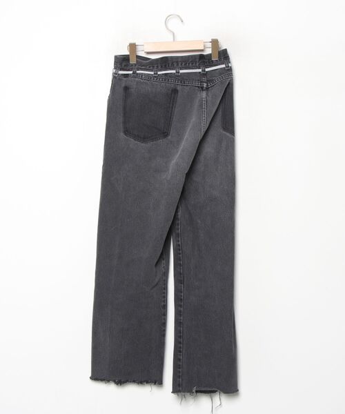 「MAISON EUREKA」 デニムパンツ S グレー レディース_画像2