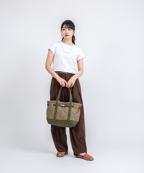 トートバッグ 「TRIFFER/トリファー」キルティングトートバッグ　A4サイズ レディース メンズの画像