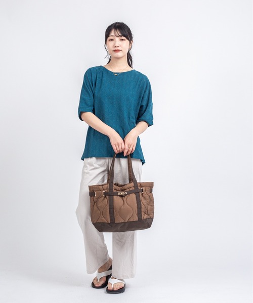 トートバッグ 「TRIFFER/トリファー」キルティングトートバッグ　A4サイズ レディース メンズの画像