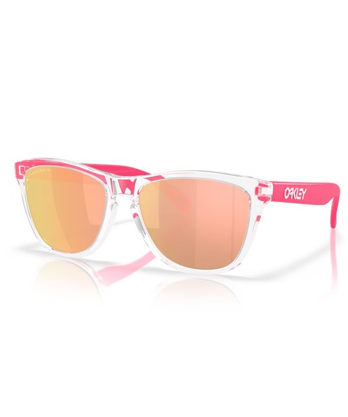 Oakley 偏光レンズ サングラス ホワイト/ピンク OAKLEY（オークリー） サングラス 偏光 調光 サングラス Frogskins